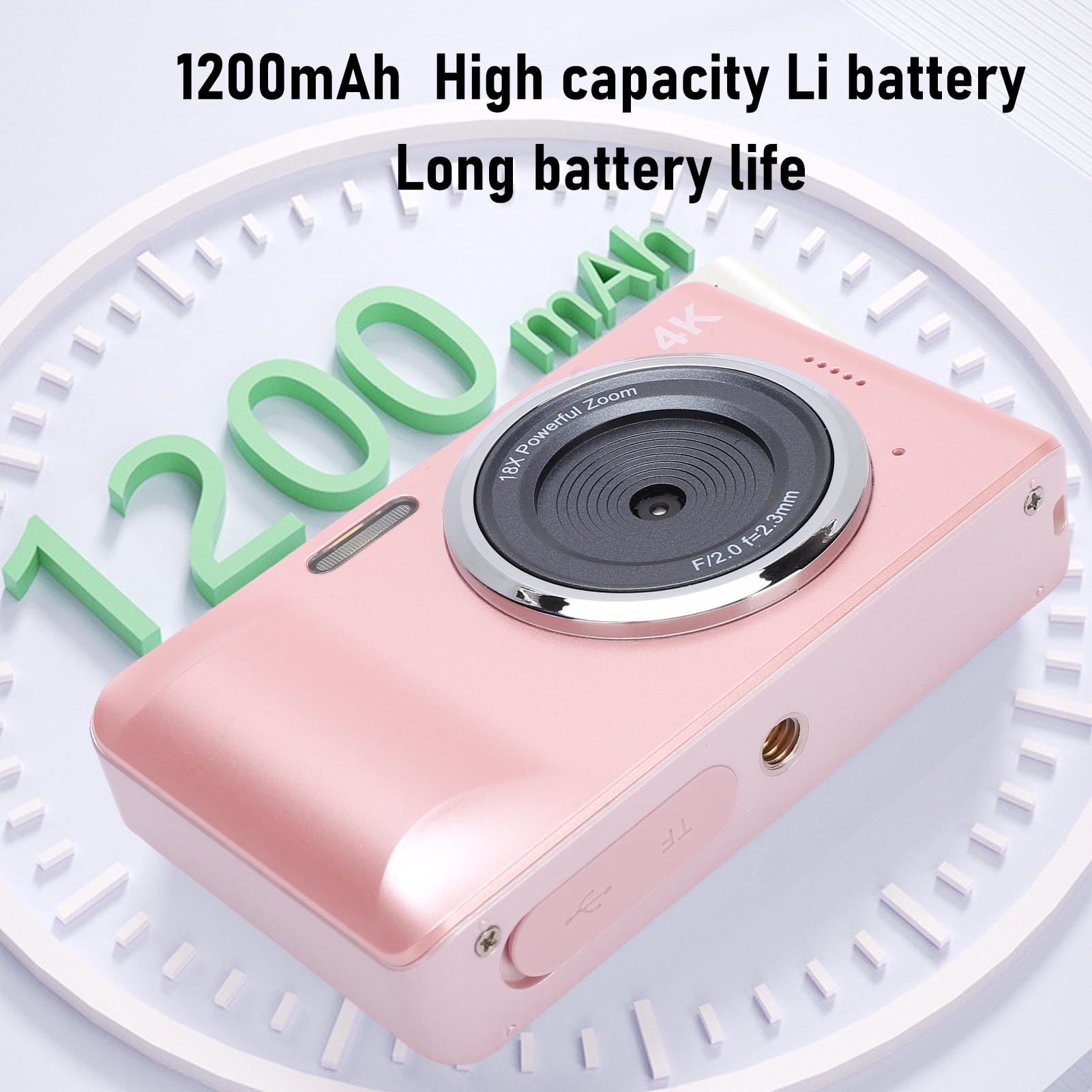 Amazon.co.jp: Jectse オートフォーカス付き64MP 4Kデジタルカメラ